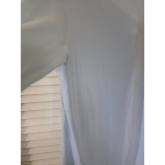 Naked Zebra Blouse Women Blue Medium New With Tags Elegant & Versatile Top - Picture 3 of 8